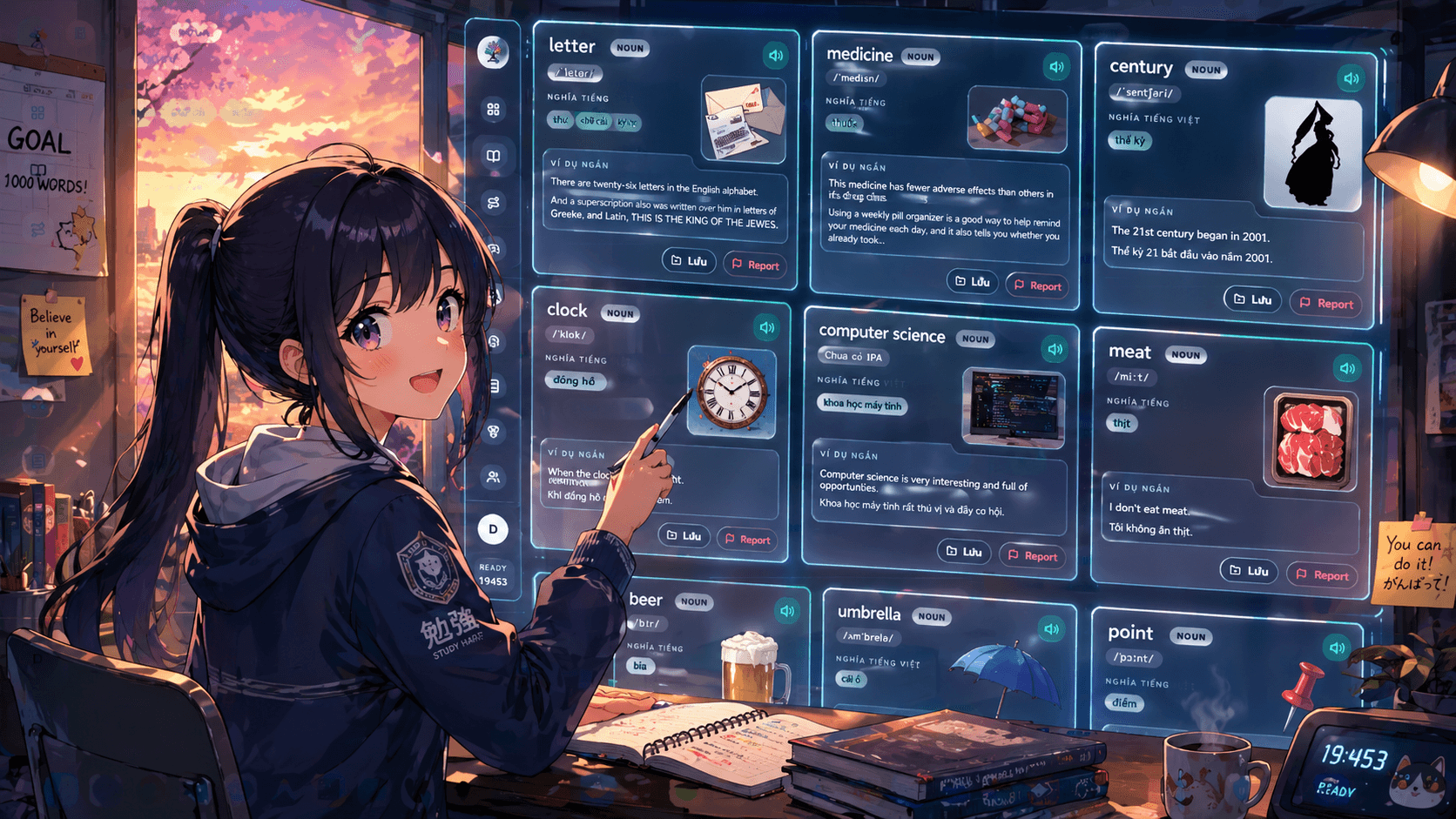 Kho từ vựng có nghĩa Việt trên Cày Từ Vựng